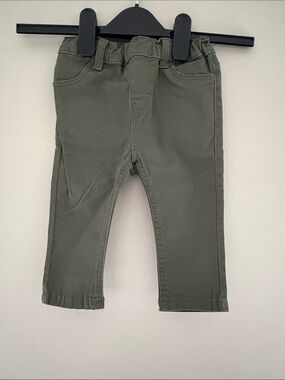 H&M Gray Twill Pants 12m